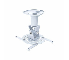 Techly Stropný držiak na projektor 22 cm / 10 kg / biela