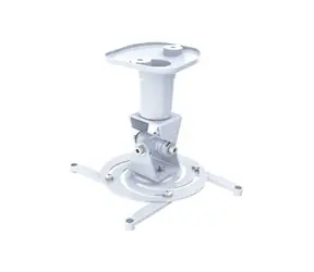 Techly Stropný držiak na projektor 22 cm / 10 kg / biela