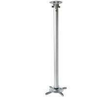 Techly Univerzálny stropný držiak na projektor 110-197 cm / 15 kg / strieborná