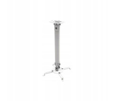 Techly Univerzálny stropný držiak na projektor 54-90 cm 13.5 kg / otočný 360 ° / strieborná
