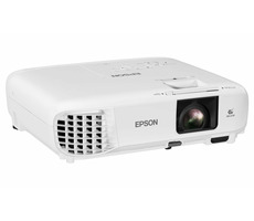 EPSON EB-W49 biela / 3LCD / 1280 x 800 / 3800 ANSI / 16 000:1 / 2x VGA / 2x HDMI / USB / LAN / RS-232C / Repro 5W