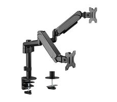 Gembird MA-DA2P-01 Stolný držiak pre 2 monitory do 32&quot; / štandardy VESA 75x75 &amp; 100x100 / na stôl / nosnosť 9kg / nastav