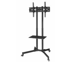 HAMA 220874 Pojazdný TV stojan Trolley 600x400 čierna