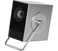 LG CineBeam Q HU710PB strieborná / laserový projektor / 3840 x 2160 / 500 ANSI / 1x HDMI / 3W