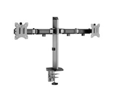 White Shark GMS-3205 AMENHOTEP II držiak pre 2 monitory do 32" šedá / štandardy VESA 75x75 & 100x100 / nosnosť 9kg