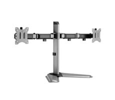 White Shark GMS-3206 TUTANKHAMUN držiak pre 2 monitory do 32" šedá / štandardy VESA 75x75 & 100x100 / nosnosť 9kg