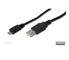 Univerzálny PremiumCord Kábel micro USB, AB 2m
