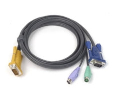 ATEN integrovaný kábel pre KVM PS/2 prepojovací 3m/2L-5203P