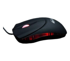 Acutake Fire-O-Mouse 3D / Myš / pogumovaný povrch / USB / PS/2 / 800dpi / Čierna