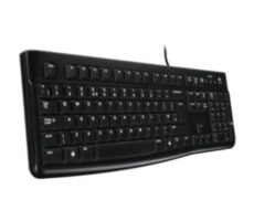 Logitech Media Keyboard K120 / Klávesnica / USB / CZ / čierna