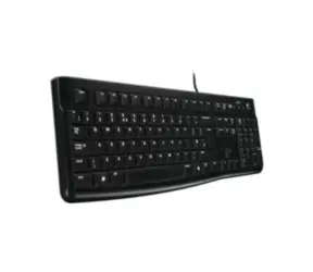 Logitech Media Keyboard K120 / Klávesnica / USB / CZ / čierna