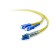 Optický patchkábel LC-SC 9/125um SM / 15m / duplexný