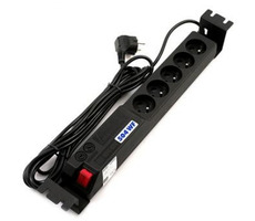 Acar Prepäťová ochrana 504WF Rack 19&quot; 5m / čierna