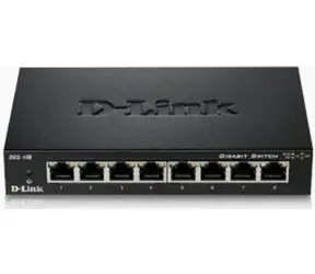 D-Link DGS-108 / 8-Port Switch / 10/100/1000Mbps