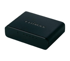 Edimax ES-3305P / 5-port Switch / 10/100 Mbps / Desktop / čierna