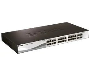 D-Link DGS-1210-28 / 24x 10/100/1000 Base-T port / 4 x 1000Base-T /SFP ports / dopredaj