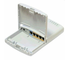 MikroTik RB750P-PB / RouterBOARD / vonkajšie Router / 32MB RAM / 5xLAN / nap. adaptér / ROS L4 / mont.set
