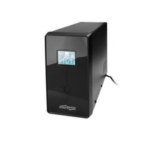 UPS Energénia-Gembird Line-Interactive 1200VA / 3xIEC / 2xSchuko 230V / USB / RJ11 / LCD