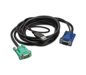 APC Integrated Rack LCD KVM / kábel USB - VGA / 1.8m