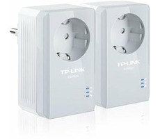 TP-LINK TL-PA4010P Starter Kit / Powerline Adaptér AV500 / LAN + AC zásuvka / HomePlug AV / 2 ks