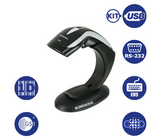 Datalogic Heron HD3130-BKK1B / snímač 1D čiarových kódov / RS-232 / KWB / USB / Kit USB / čierna