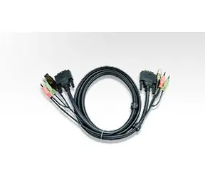 Aten KVM Kábel DVI+USB+Audio 5m