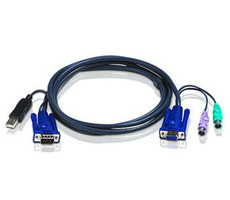 Aten KVM združený kábel k CS-82A 3M / 84A / 138A / 88A / USB na PS/2