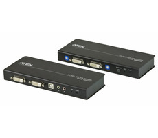 ATEN Extender PC-konzola Dual DVI až 60m / USB / až 1920 x 1200 bodov / surge / RS-232