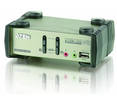 ATEN CS-1732B / 2-port KVMP USB+PS2 / usb hub / audio / OSD / 1.2m káble