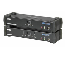 ATEN CS-1782A / 4-port KVME USB / ethernet + usb hub / audio / 2-port DVI KVMP USB / usb hub / audio 7.1 / káble / 3D