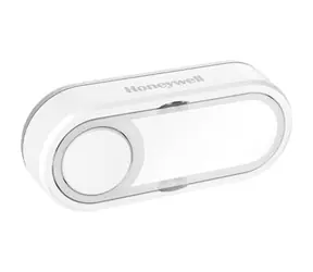 Honeywell DCP511E bezdrôtové tlačidlo k zvončeku so štítkom pre meno / biely