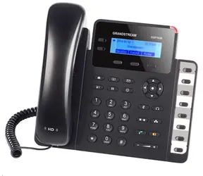 Grandstream GXP1628 / VoIP telefón / 2x SIP účet / HD audio / 3 prog.tl. +8 predvolieb / switch 2xGLAN / PoE