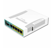 MikroTik RB960PGS biela / RouterBOARD / 800 MHz / 128MB RAM / 5x LAN / hEX