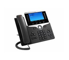 Cisco IP Phone 8841 čierna / Telefón VoIP / SIP / RTCP / RTP / SRTP / SDP / 5 riadkov