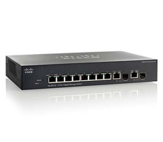 Cisco Small Business SG350-10/8 x 10/100/1000 + 2 x kombinácia Gigabit SFP