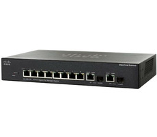 Cisco Small Business SG350-10MP / 8 x 10/100/1000 (PoE+) + 2 x kombinácia Gigabit SFP