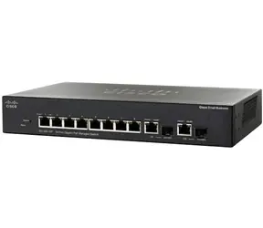 Cisco Small Business SG350-10MP / 8 x 10/100/1000 (PoE+) + 2 x kombinácia Gigabit SFP