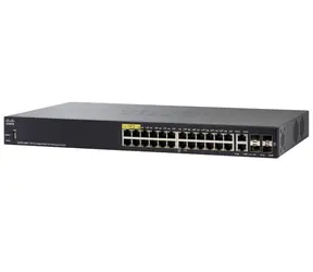 Cisco Small Business SG350-28MP / 24 x 10/100/1000 (PoE+) + 2 x gigabitov SFP + 2 x kombinácia Gigabit SFP