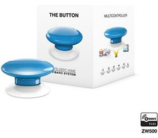 Fibaro The Button multifunkčné tlačidlo modrá / Z-Wave PLUS