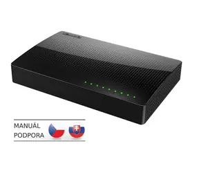 Tenda SG108 8-Port Gigabit Desktop Ethernet Switch / IEEE 802.3 / 802.3u / 802.3ab / Fan-less