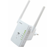 STRONG unverzálny opakovač 300 biela / Wi-Fi štandard 802.11n / 300 Mbits / 2.4GHz / 2x LAN