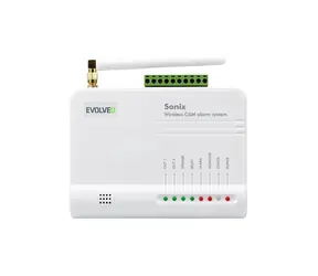EVOLVEO Sonix - bezdrôtový GSM alarm (4 ks diaľk. ovl.+PIR čidlo pohybu+čidlo na dvere/okno+externý repro Android/iPhone)