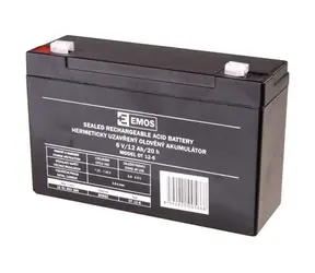 EMOS batéria SLA 6V 12 Ah / Faston 4.8 (187)