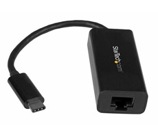 StarTech USB-C adaptér čierna / pre sieťové pripojenie / RJ45