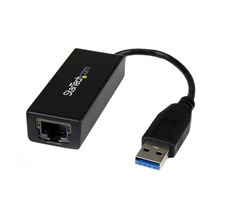 StarTech USB 3.0 adaptér čierna / pre sieťové pripojenie / RJ45