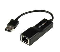 StarTech USB 2.0 adaptér NIC čierna / pre sieťové pripojenie / RJ45