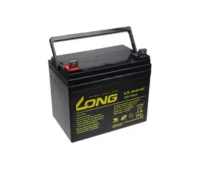 Long 12V 34Ah olovený akumulátor DeepCycle AGM F4 (U1-34HE)