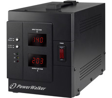 PowerWalker AVR 3000-SIV / regulátor napätia / 3000VA / 2400W / 1x Schuko