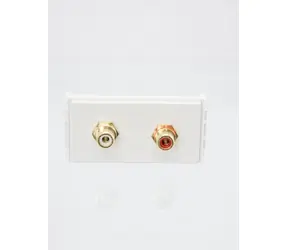 VivoLink zásuvkový panel 2x RCA audio pre Schneider / Thorsman CYB / TEK