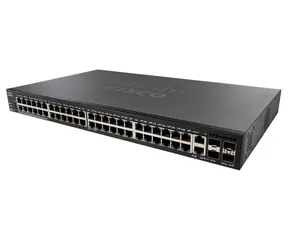Cisco SG350X-48P-K9-EU / 48-Port 10 100 1000 Switch / PoE / 2x combo SFP+ / 2x SFP+ 10GbE